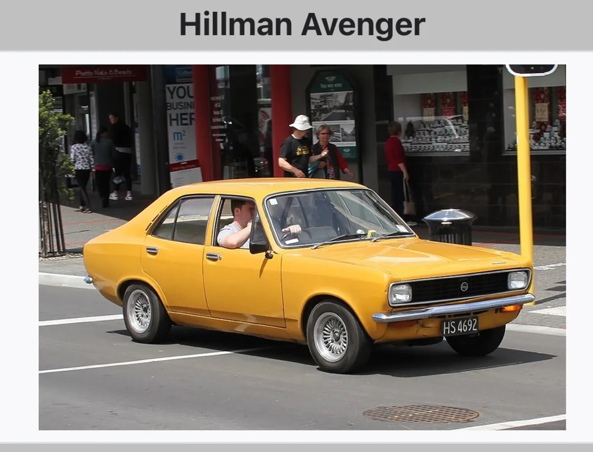 Hillman Avenger wanted