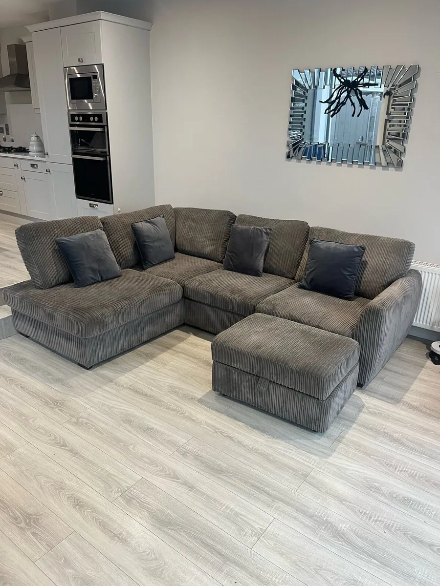 LHF corded corner sofa - Image 1