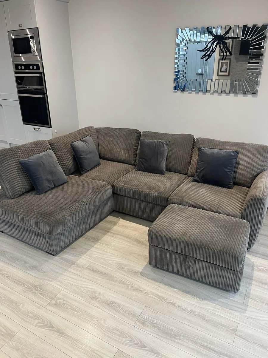 LHF corded corner sofa - Image 2