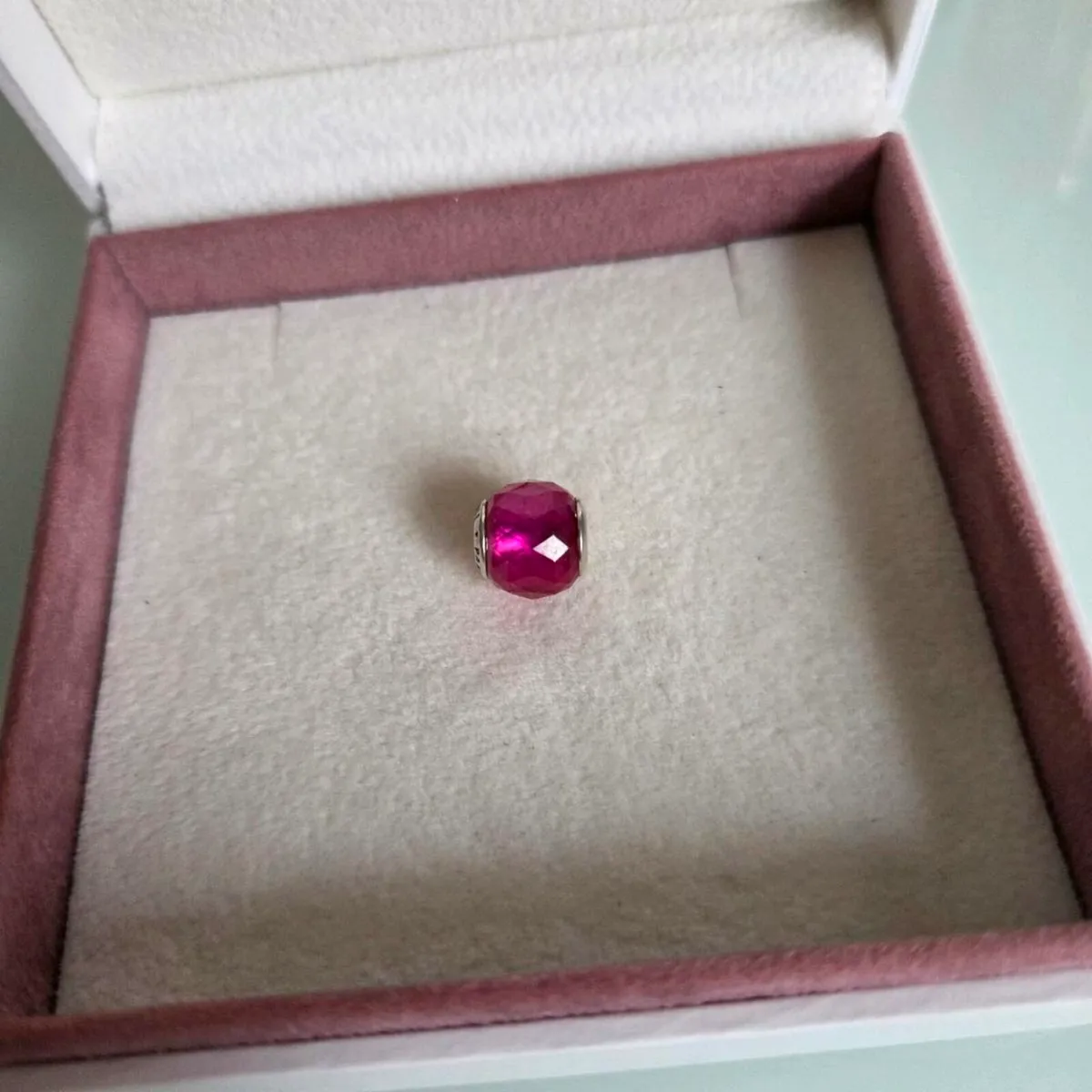 Pandora pink charm perfect condition fully hallmar - Image 3