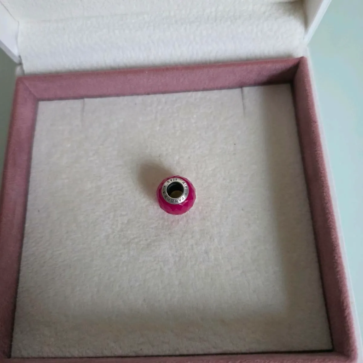 Pandora pink charm perfect condition fully hallmar - Image 4
