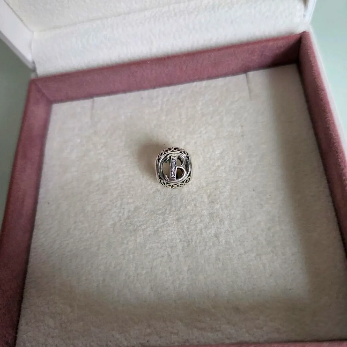 Pandora charm sparkly letter B perfect condition - Image 1