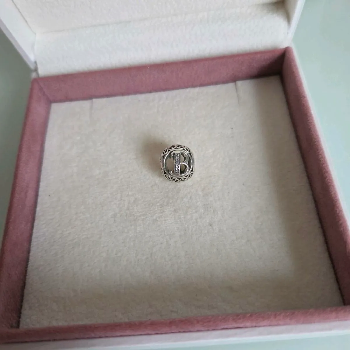 Pandora charm sparkly letter B perfect condition - Image 3