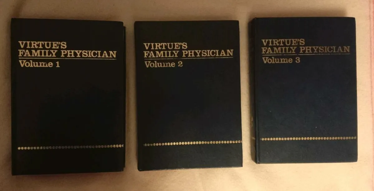 Virtues Family Physician Vintage Medical Book Set - Image 3