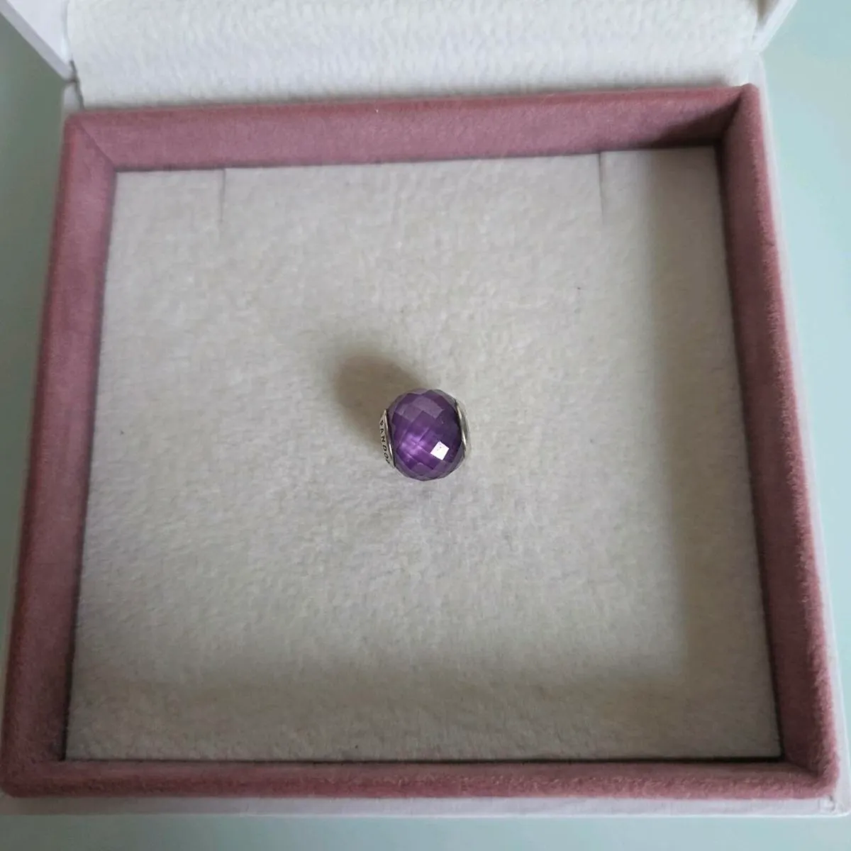 Pandora purple charm perfect condition fully hallm - Image 2