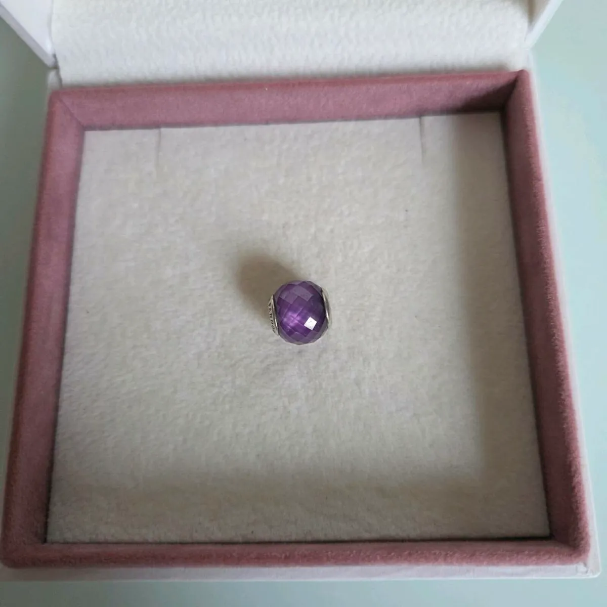 Pandora purple charm perfect condition fully hallm - Image 3