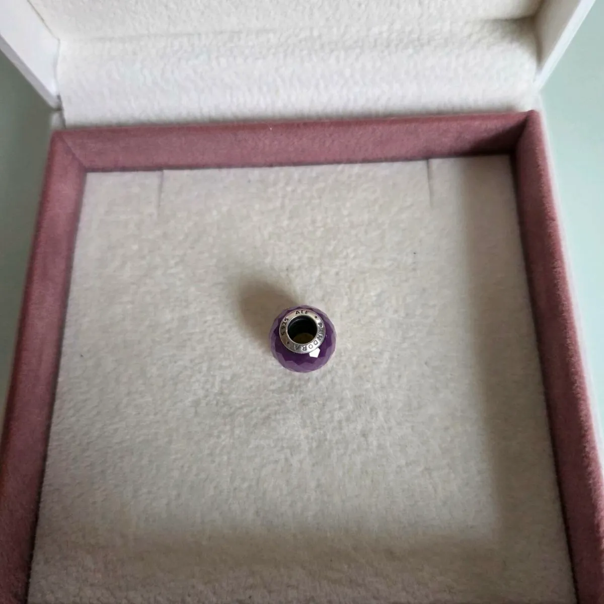 Pandora purple charm perfect condition fully hallm - Image 4