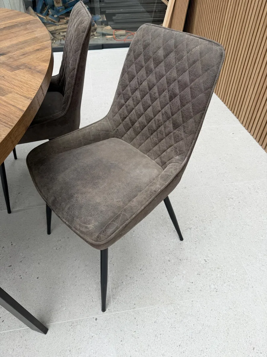 Next Bronx table and 4 x Monza chairs - Image 2