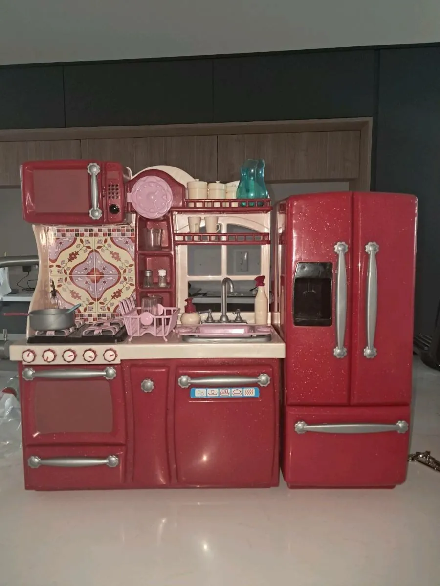 Our Generation Fridge and Kitchen set - Image 1