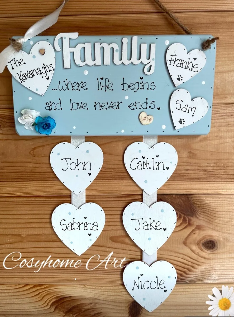 Handmade wooden plaques - Image 1