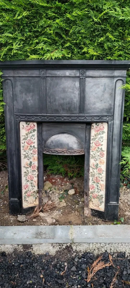 Cast iron fireplace