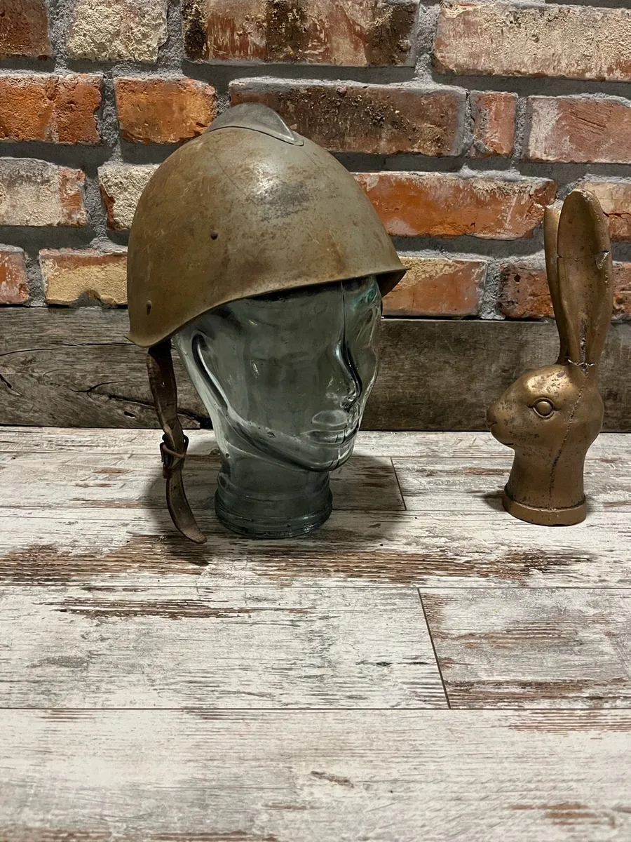 Vintage fire helmet - Image 1