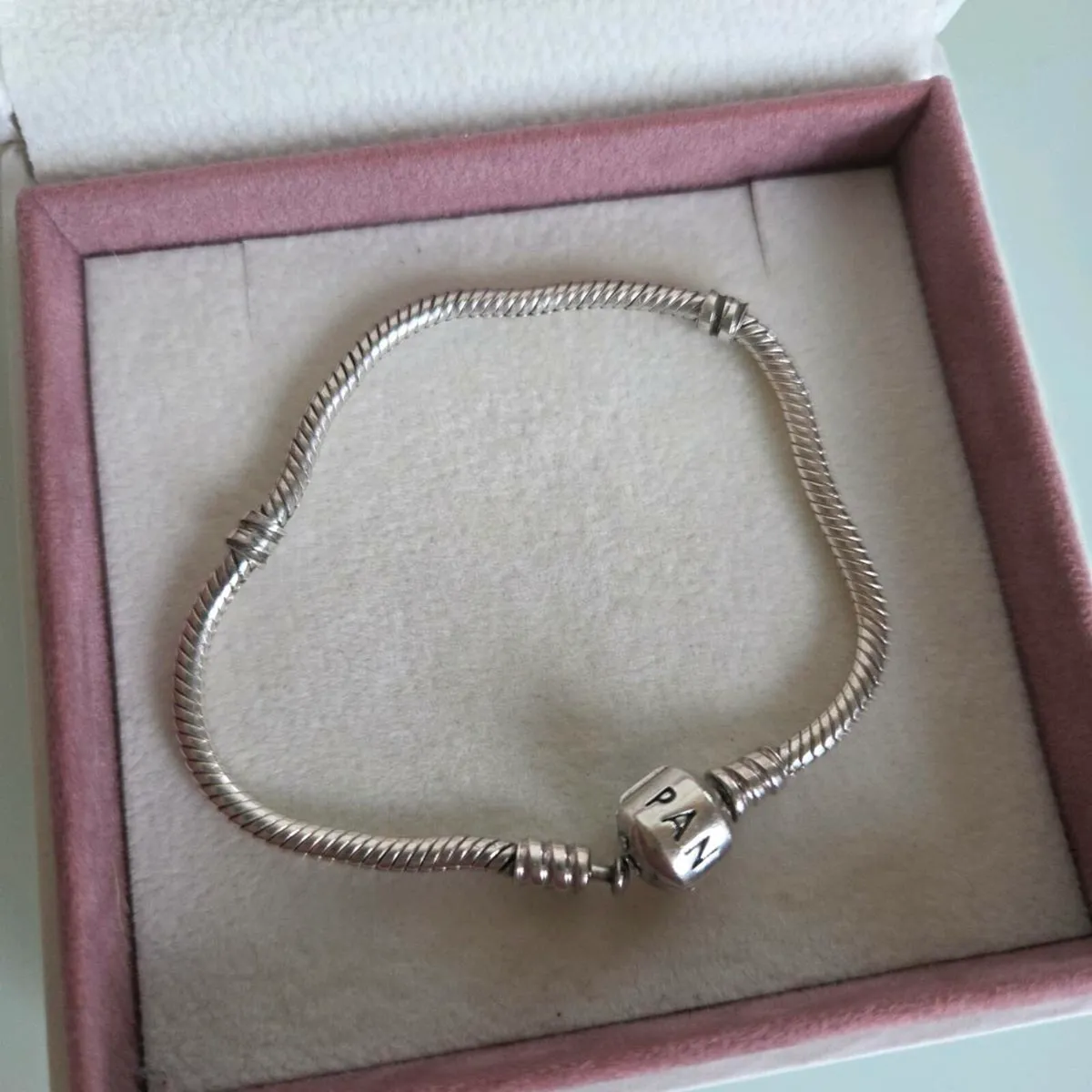 Pandora bracelet barrel clasp size 18cm - Image 2