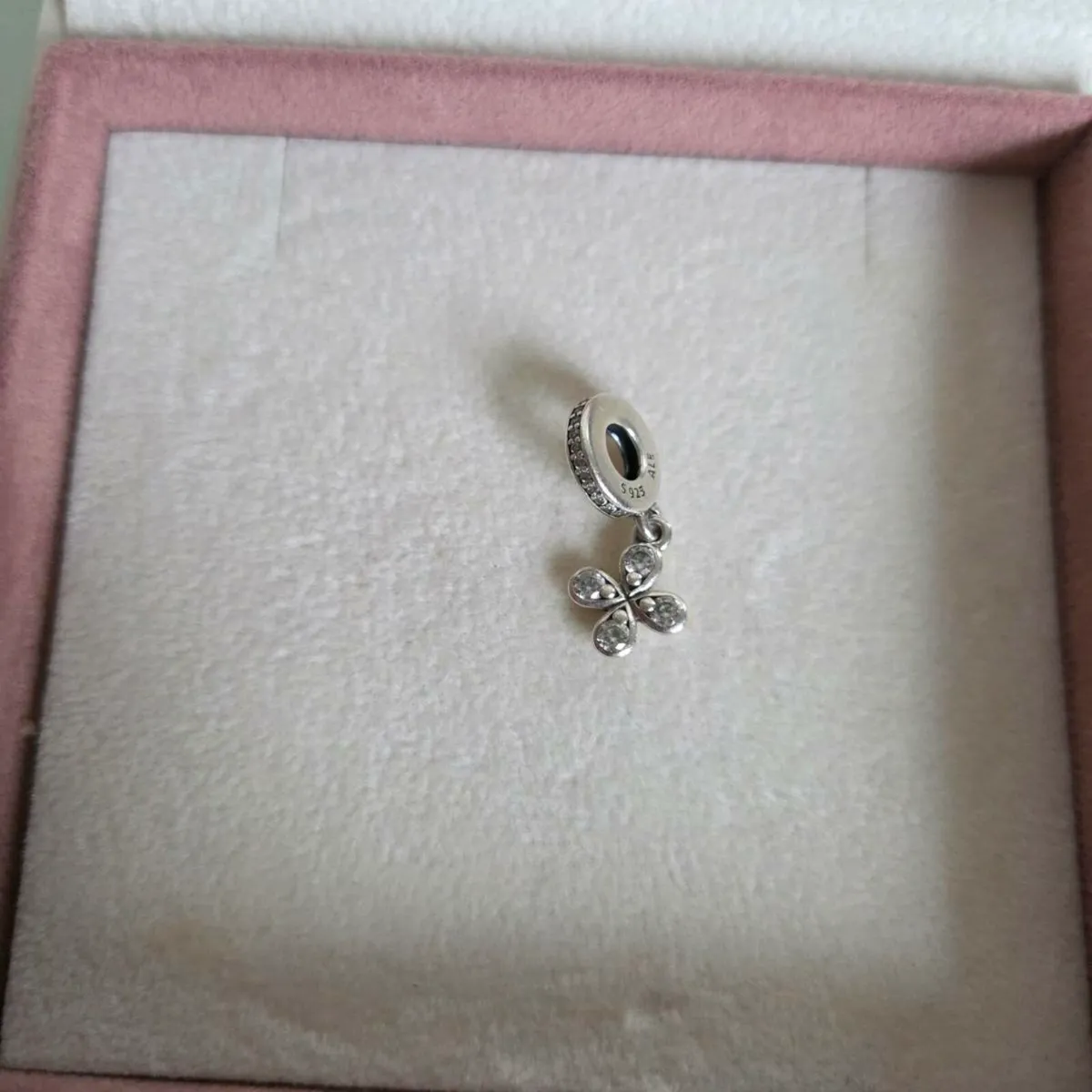 Pandora flower dangle charm perfect condition - Image 1