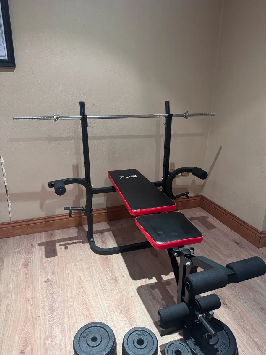 Rival weight bench an weight set - Image 2