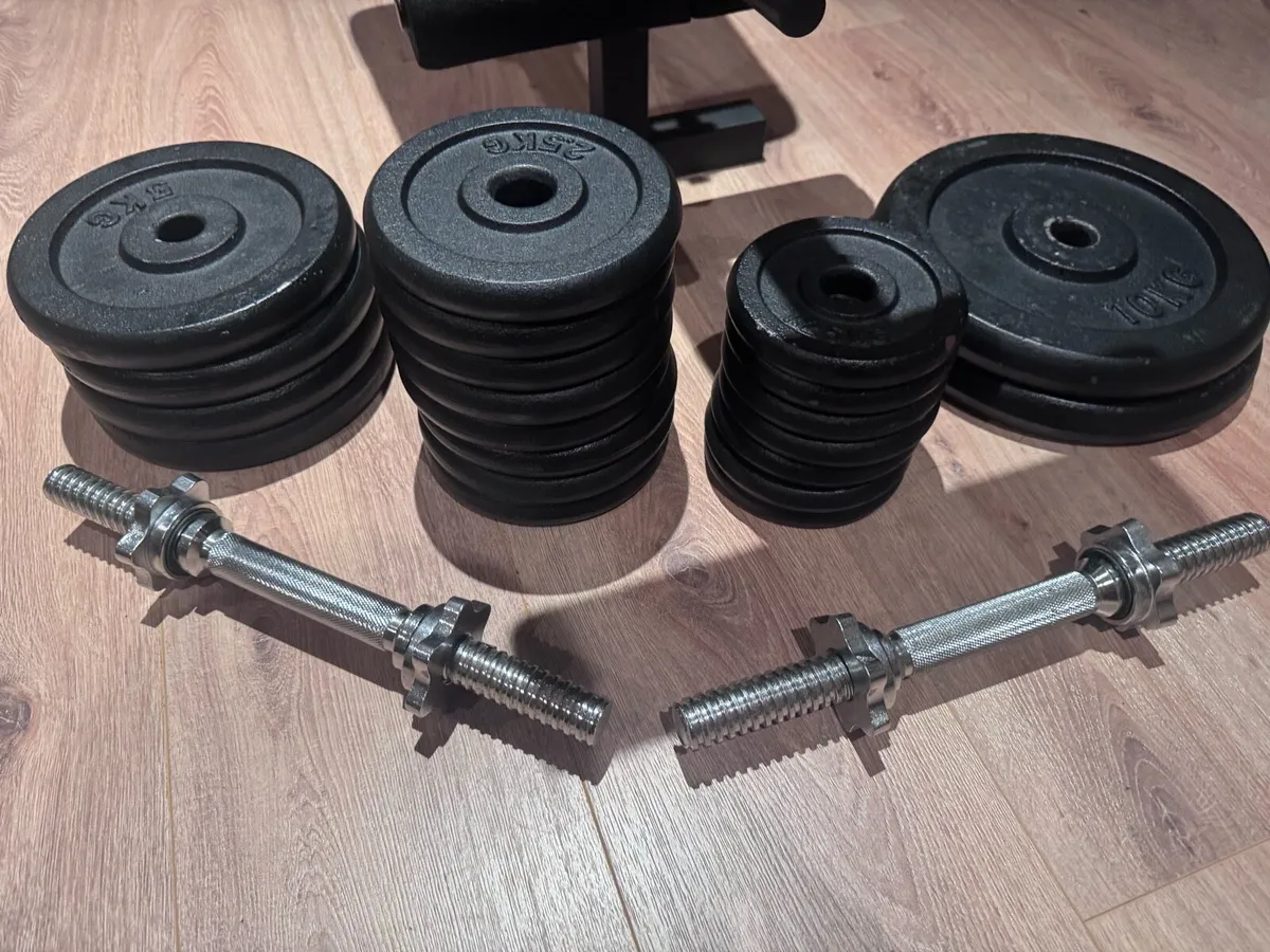 Rival weight bench an weight set - Image 3