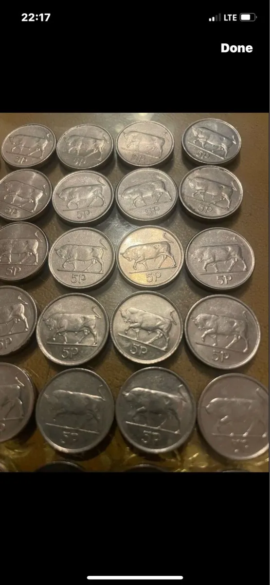 5p Irish coins - Image 2