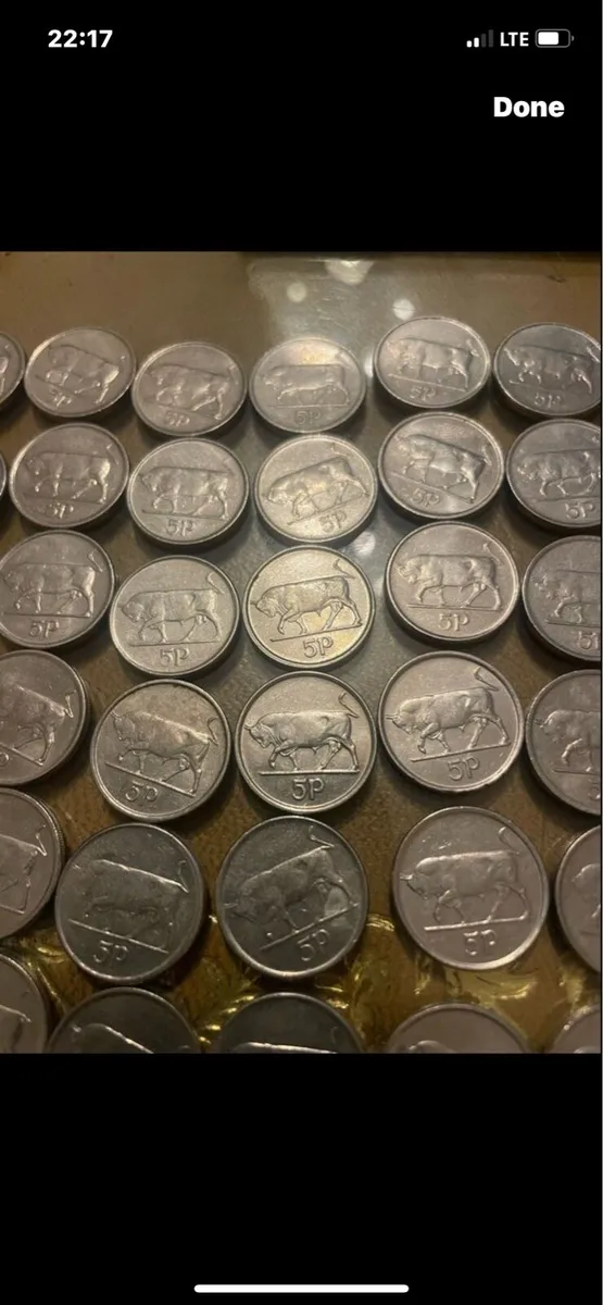 5p Irish coins - Image 3
