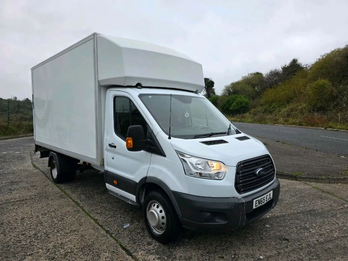 2015 ford transit lwb luton van tail lift - Image 1
