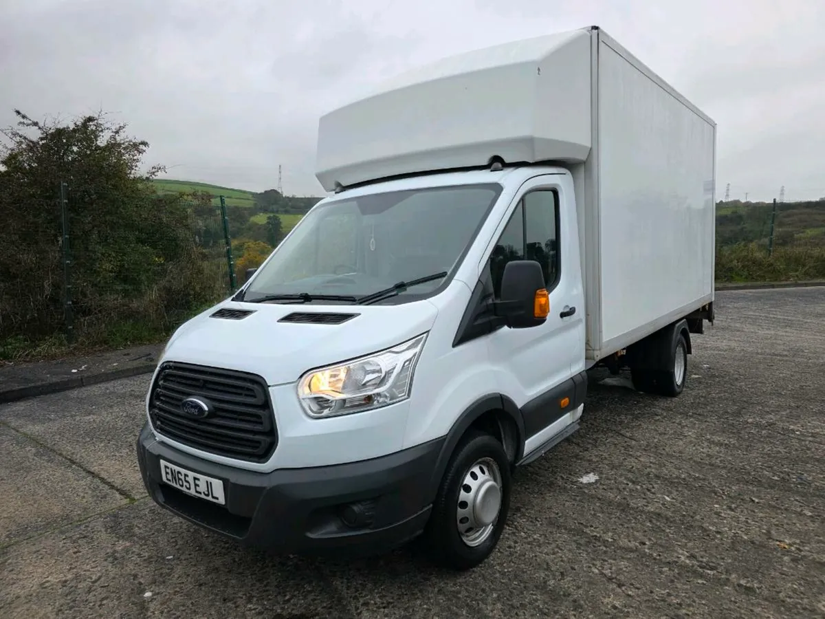 2015 ford transit lwb luton van tail lift - Image 2