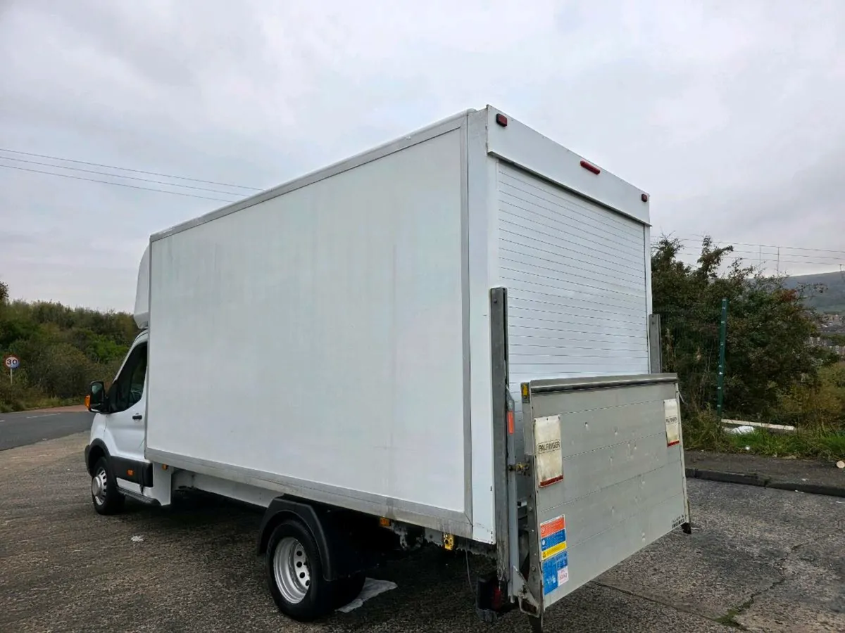 2015 ford transit lwb luton van tail lift - Image 3
