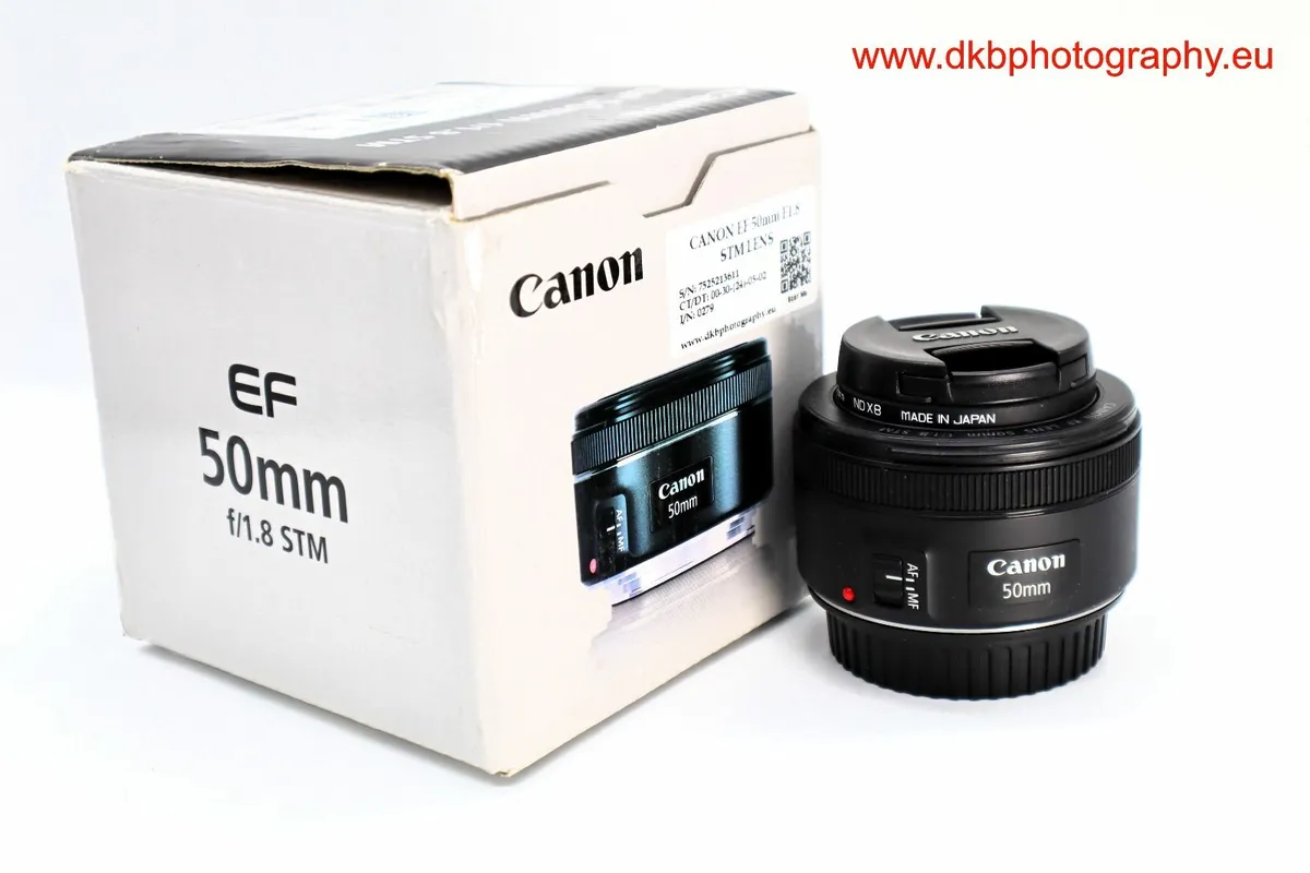 CANON EF 50mm F1.8 STM LENS #0435 - Image 1