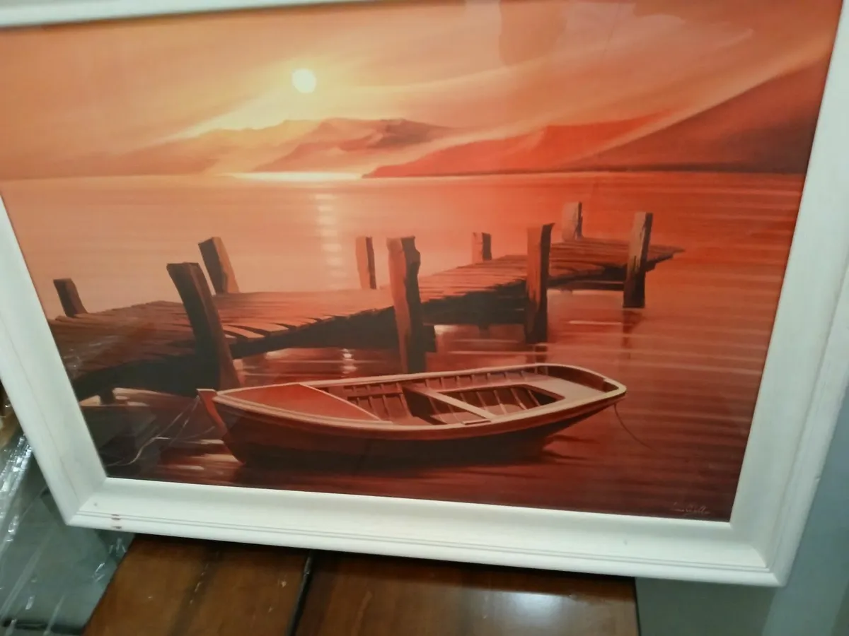 Original oil painting 🖼 framed connamara - Image 4