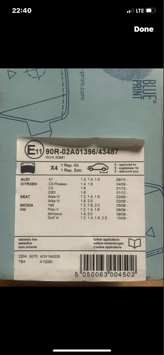 Brake pads - Image 1