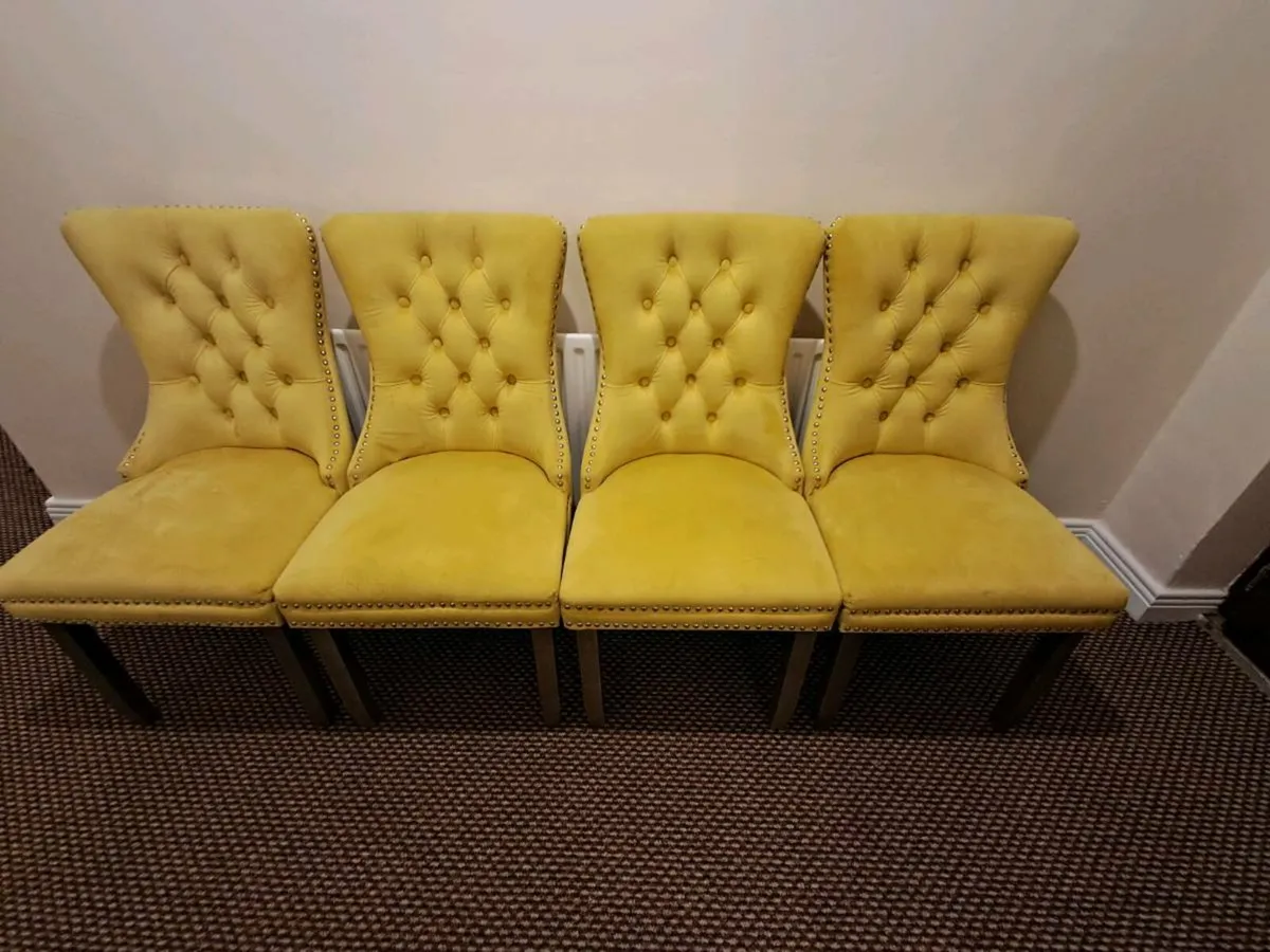 Set of 4 dining chairs - Image 2