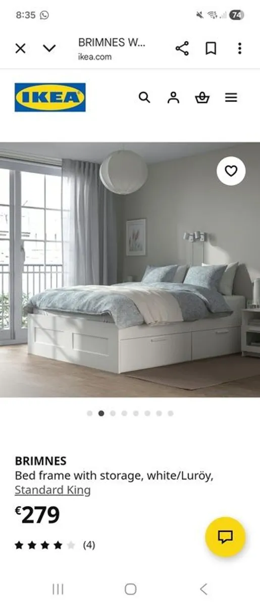 Brimnes King Size Bed - Image 3