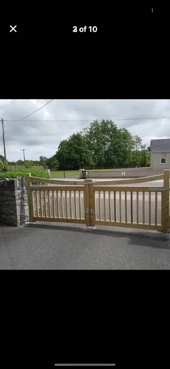 Timber Entrance Gates for Sale. - Image 2