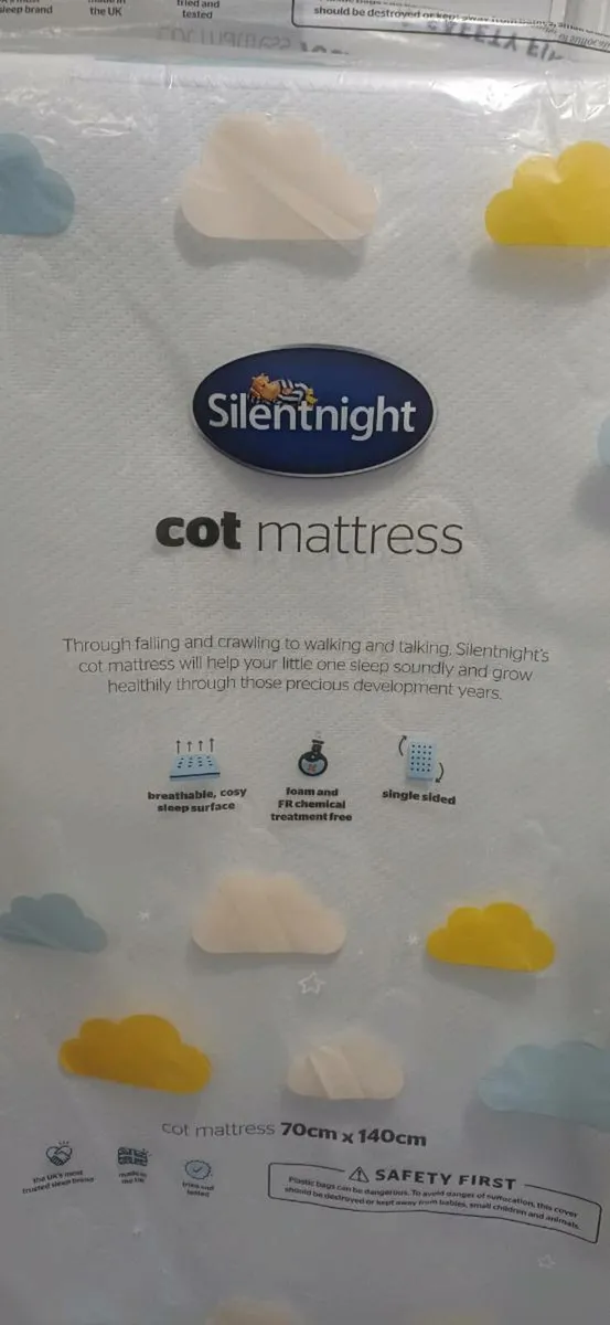 Silent Night Childs Bed Mattress 70 X 140cm - Image 1