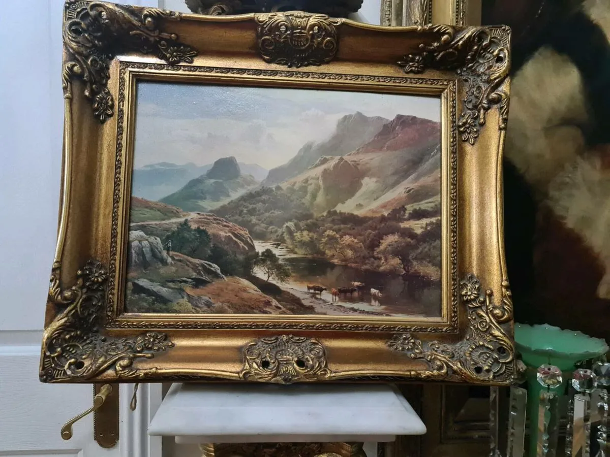 Oleograph painting POSTAGE AVAILABLE - Image 1