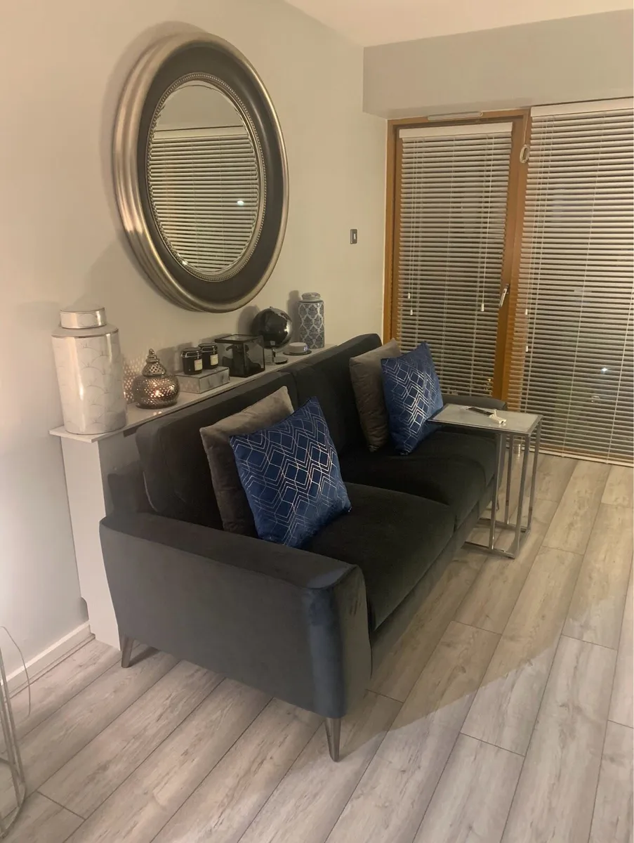 EZ Living Sofa and Footstool - Image 2