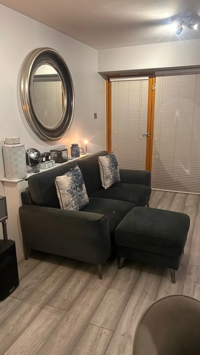 EZ Living Sofa and Footstool - Image 4