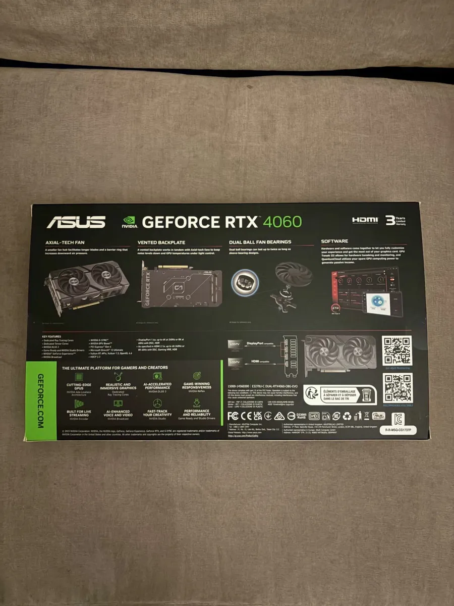 ASUS RTX 4060 8GB GDDR6 OC Gaming GPU - Image 2