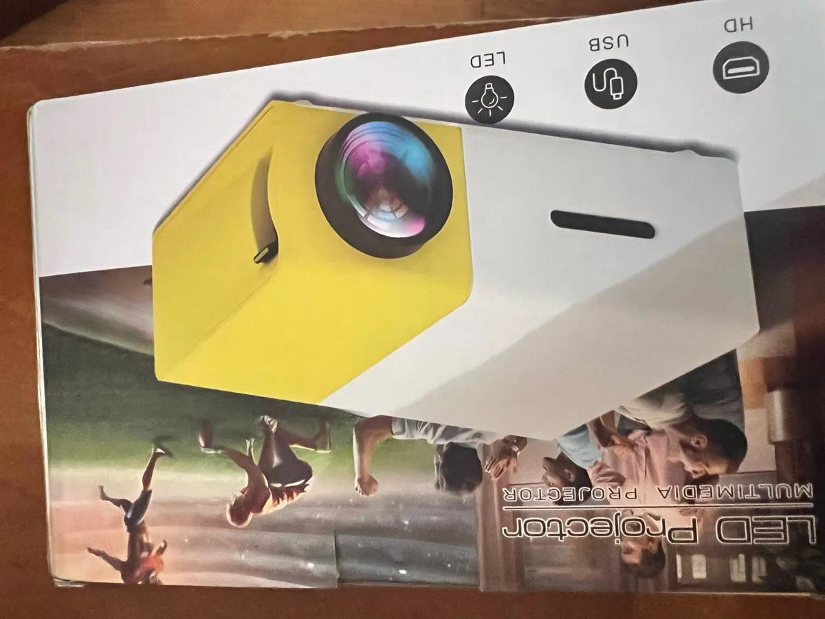 Mini Projector 1080P USB Power Portable - Image 2