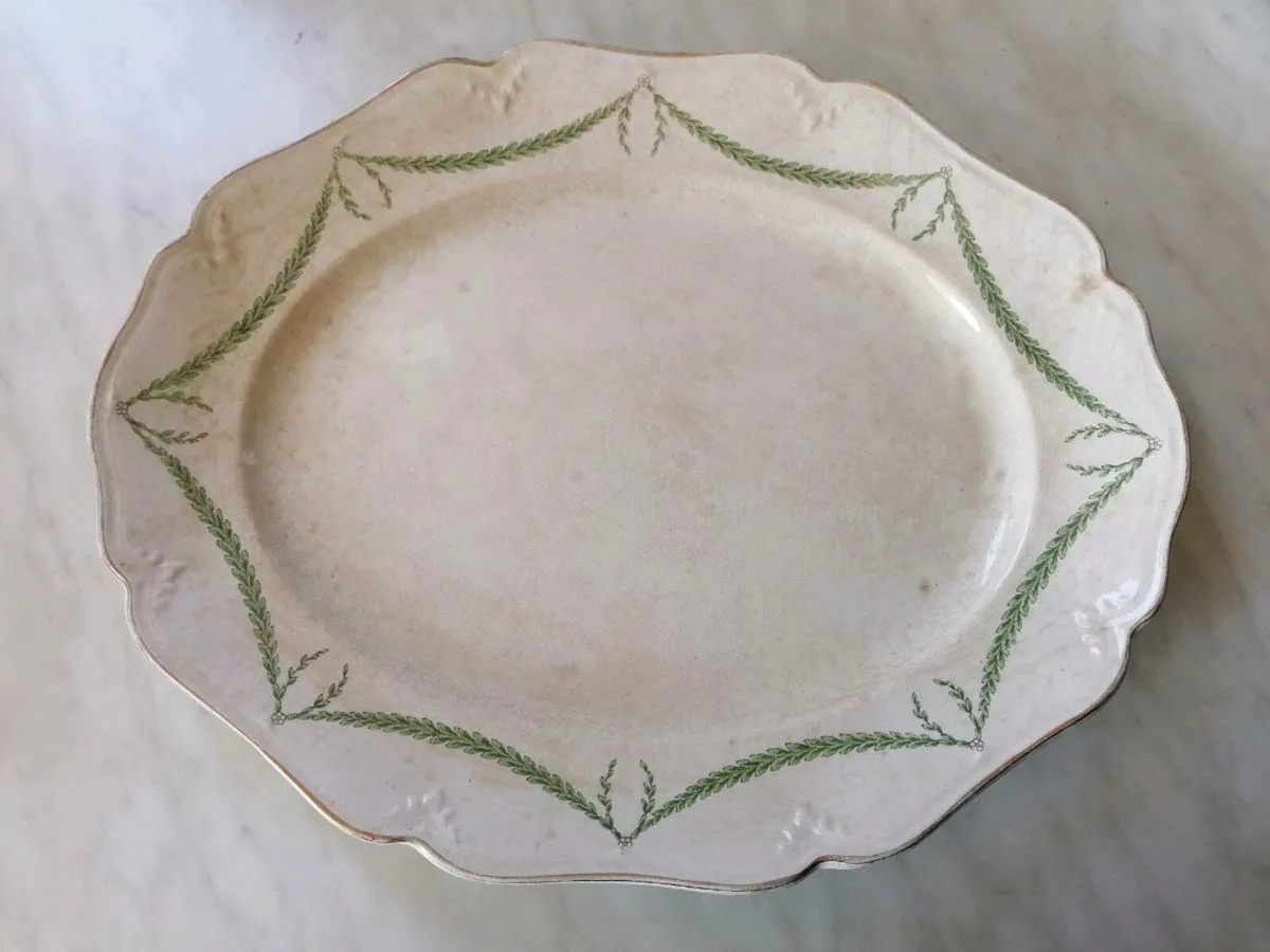 Large Vintage Meat Platter - Image 1