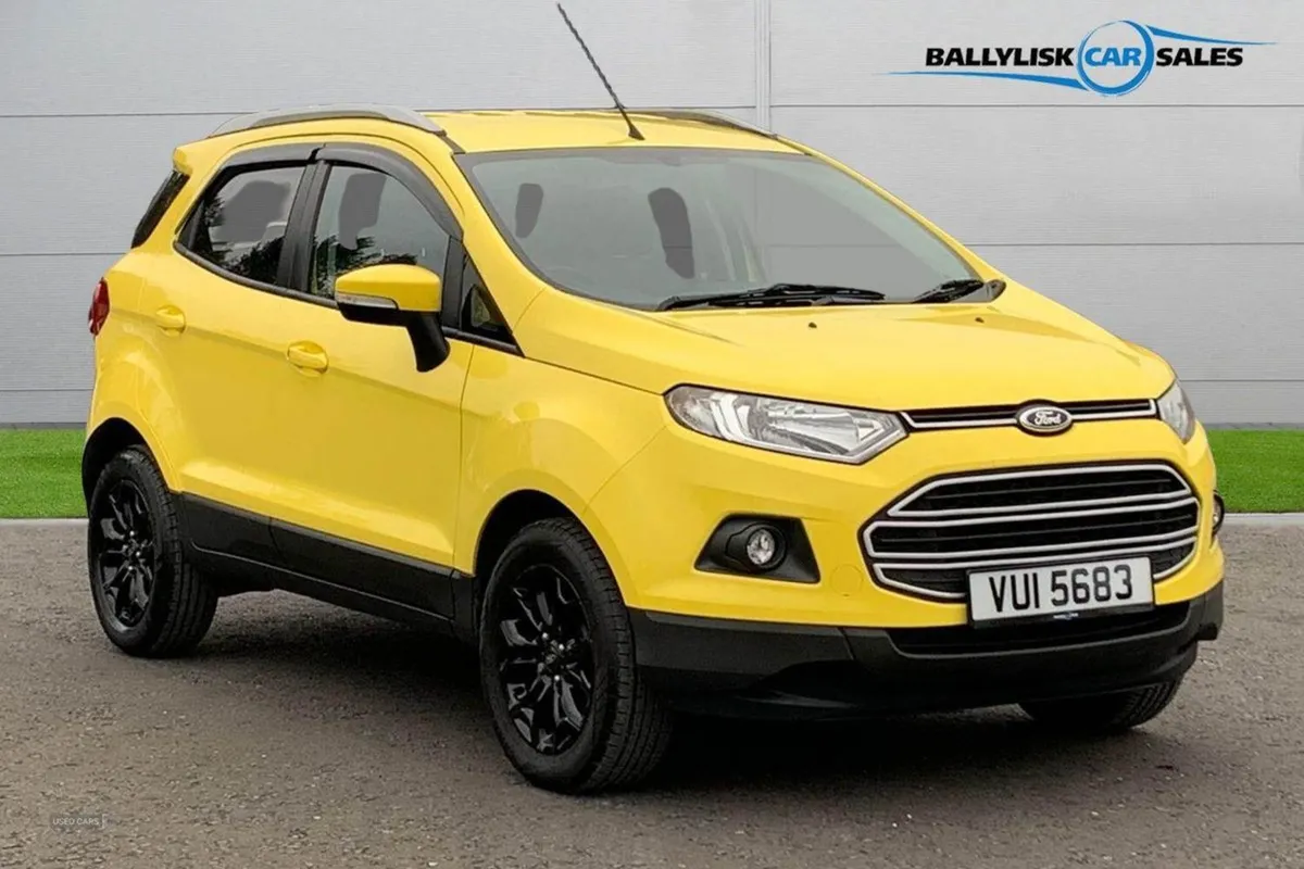 Ford EcoSport 1.5 Tdci 95ps Zetec in Bright Yello - Image 1