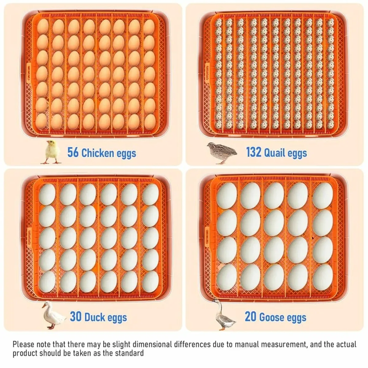 56 Egg Incubator Fully Automatic Incubator Dual El - Image 4