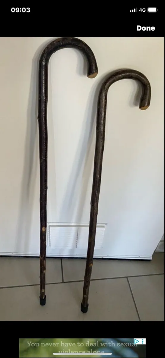 His & Hers Walking Stick Set - Image 2