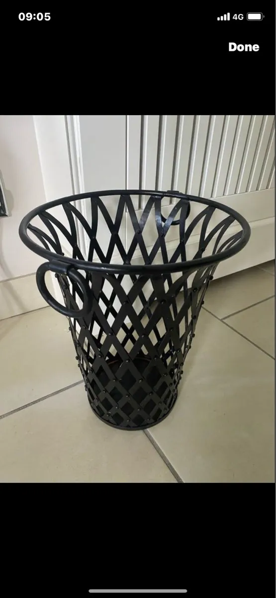 Metal Waste Basket - Image 1