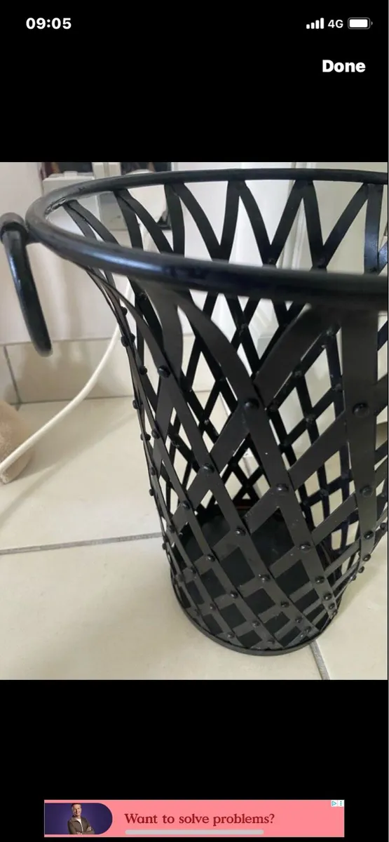 Metal Waste Basket - Image 3