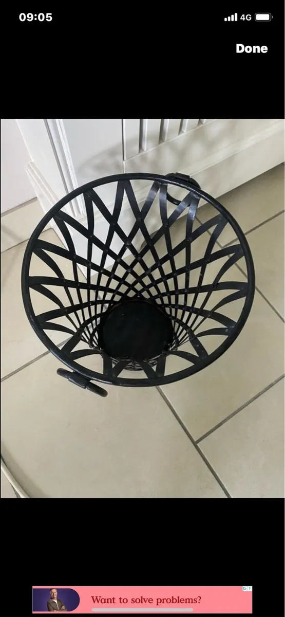 Metal Waste Basket - Image 4