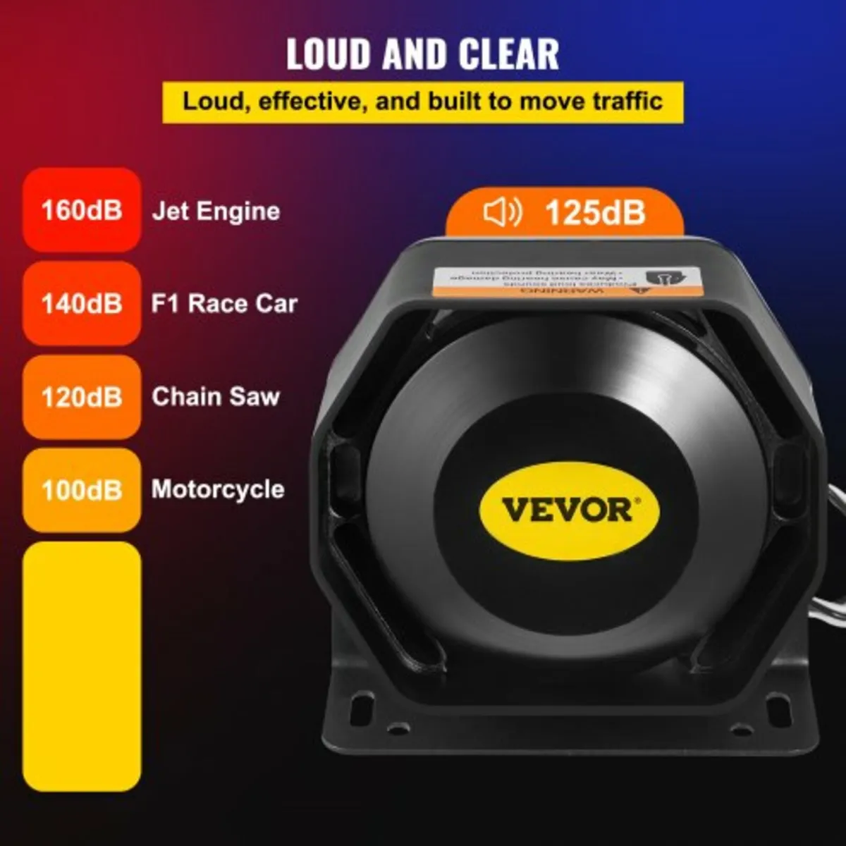 Siren Bundle 8 Tones Emergency Warning Siren, 200W - Image 4