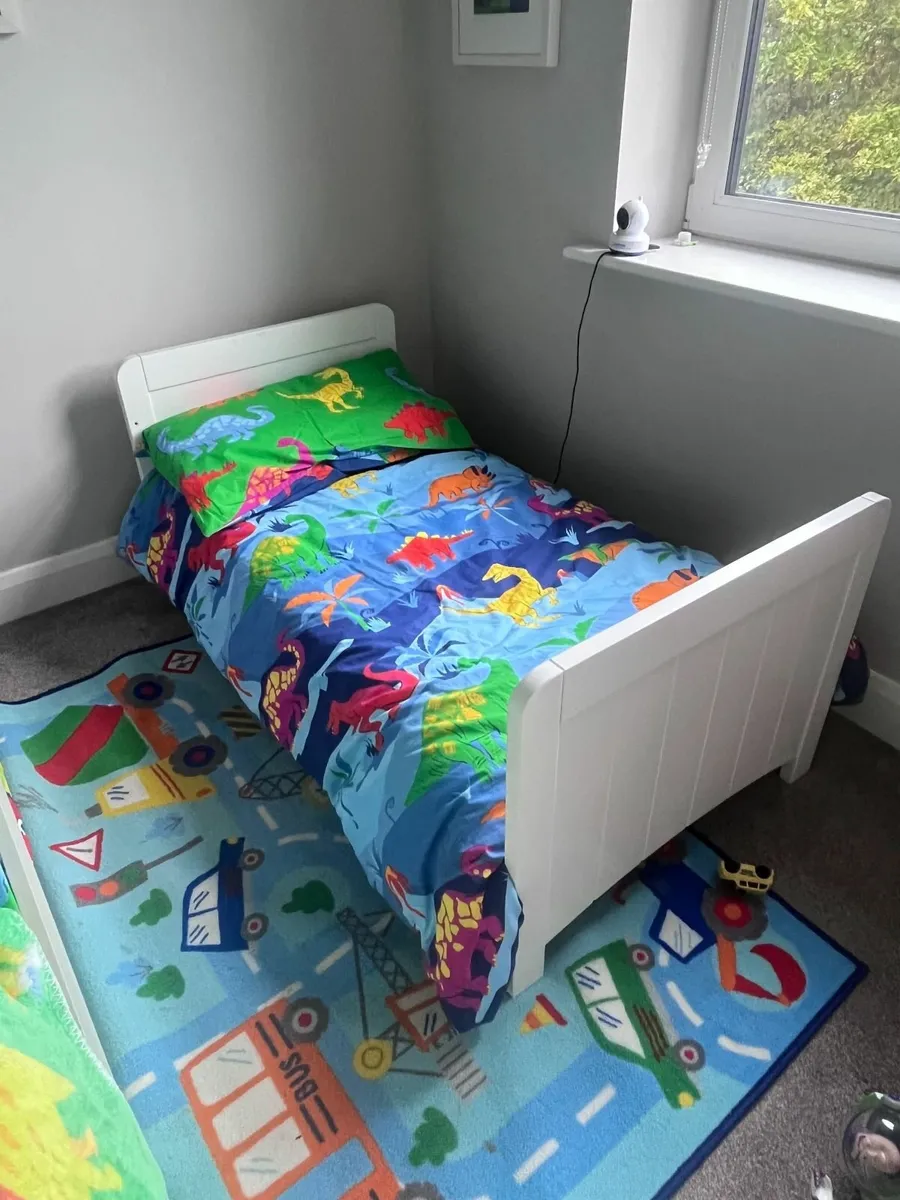 Mothercare White Cot Bed - Image 1