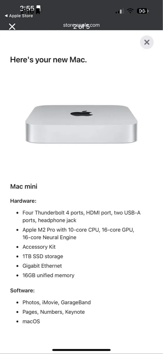 Mac Mini M2 pro - Image 2