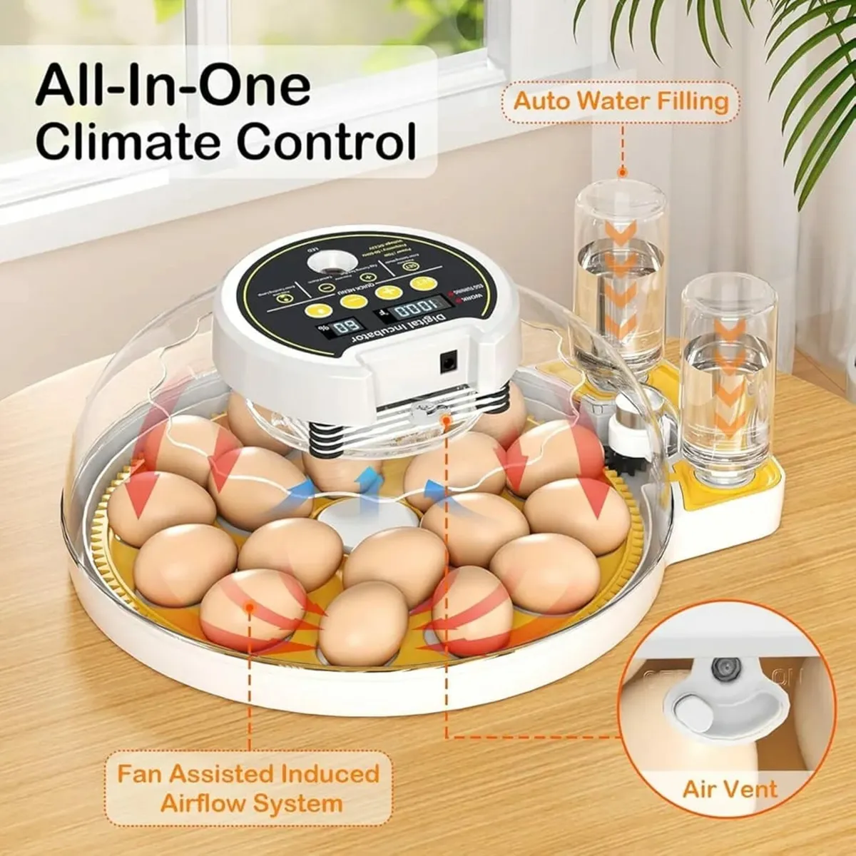Egg Incubator for Hatching 18-60 egg Full Automati - Image 4