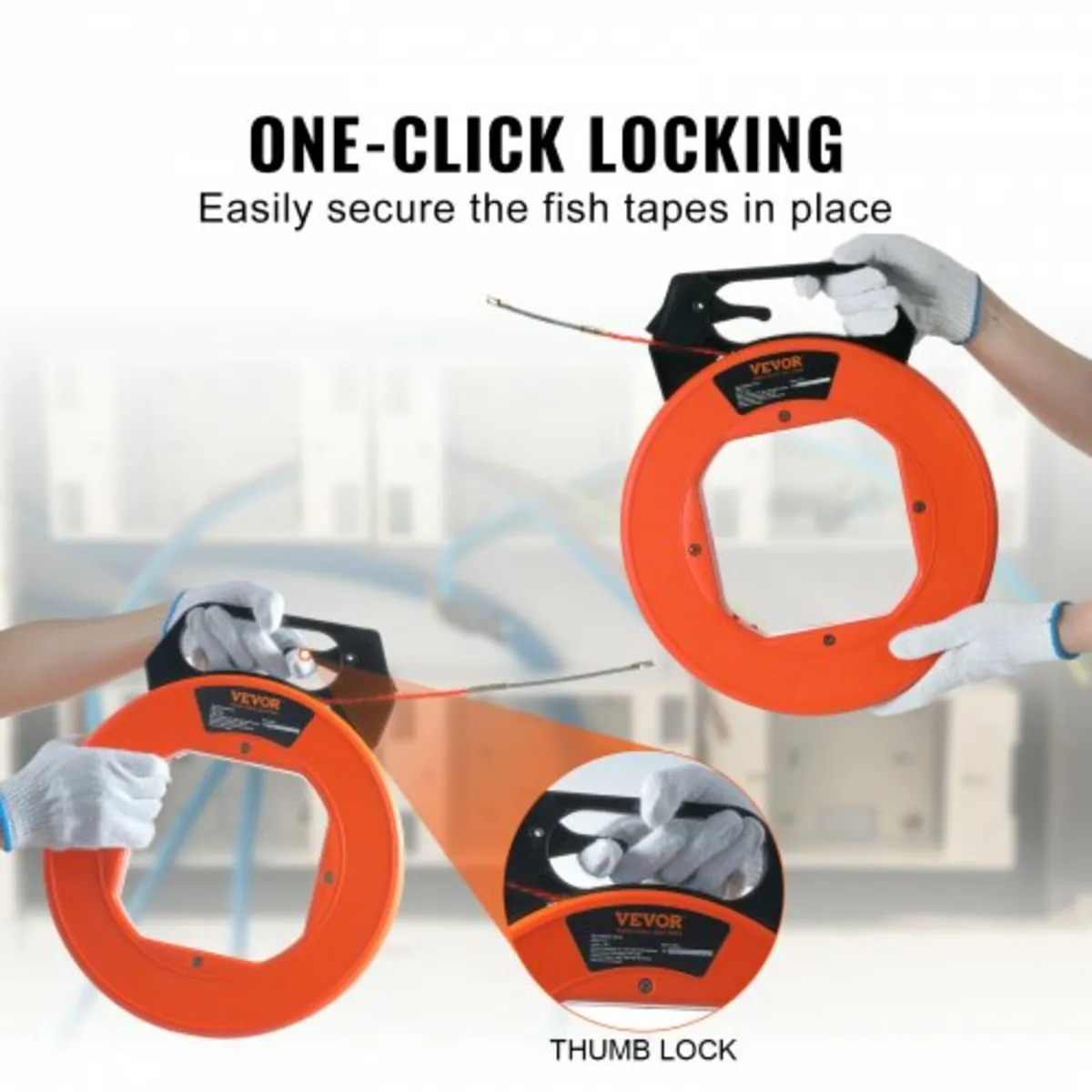 Fish Tape, 38.1m, 4.5mm, PET Wire Puller with Opti - Image 3