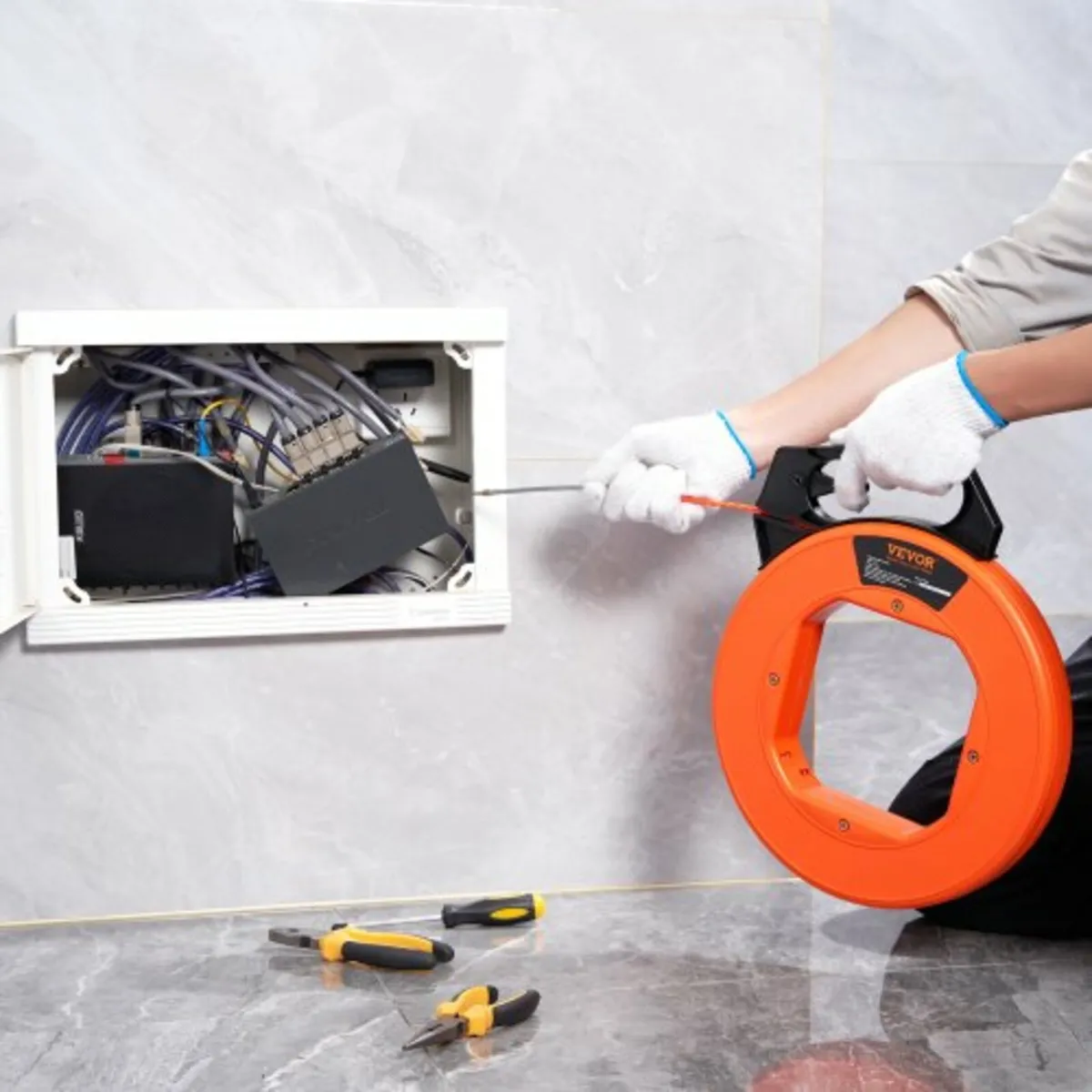 Fish Tape, 38.1m, 4.5mm, PET Wire Puller with Opti - Image 4